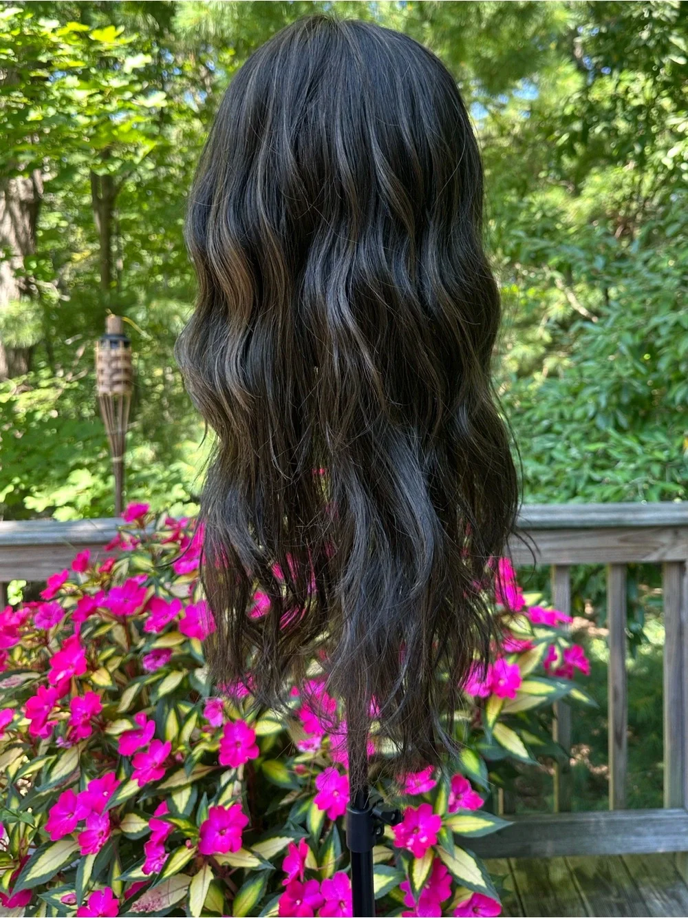 Belle Tress Liverpool Triple Chocolate Lace Front Wig Monopart HF Synthetic